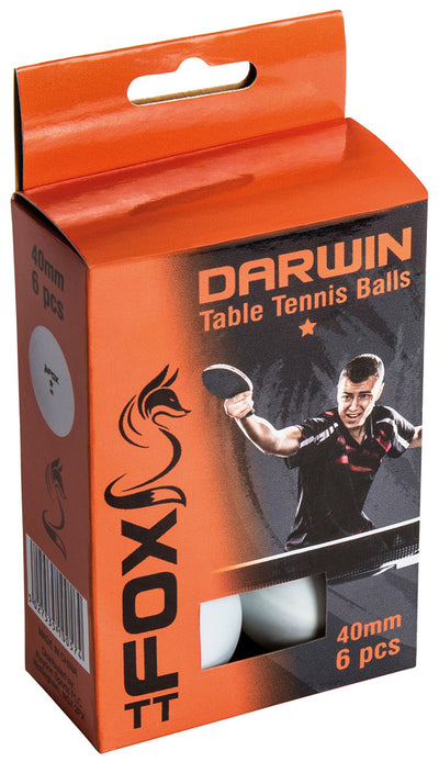 Fox Darwin 1 Star Table Tennis Balls