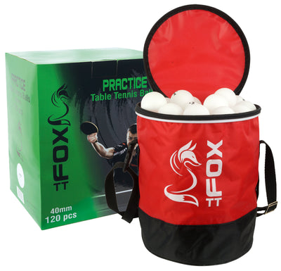 Fox TT Practice Table Tennis Balls & Bag