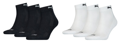 PUMA CUSHIONED QUARTER 3PK SOCKS