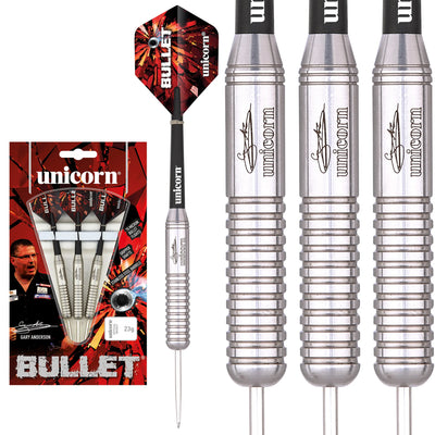 UNICORN GARY ANDERSON BULLET STEEL DARTS