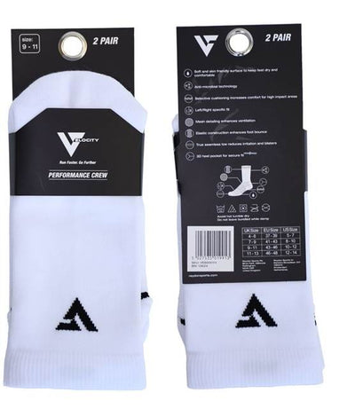 Velocity Performance Crew Socks