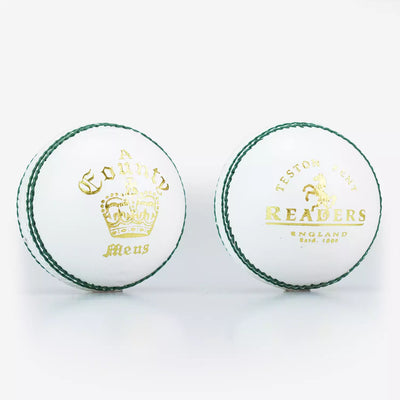 READERS COUNTY CROWN WHITE JNR CRICKET BALL