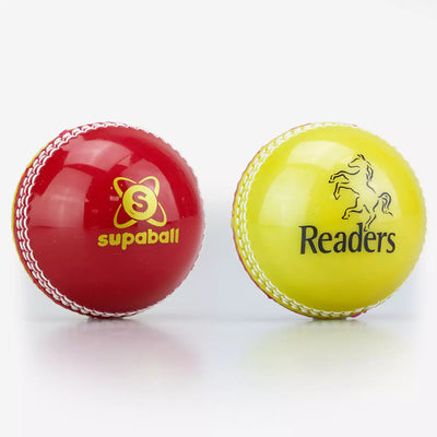 READERS SUPABALL YOUTHS RED/YELLOW CRICKET BALL